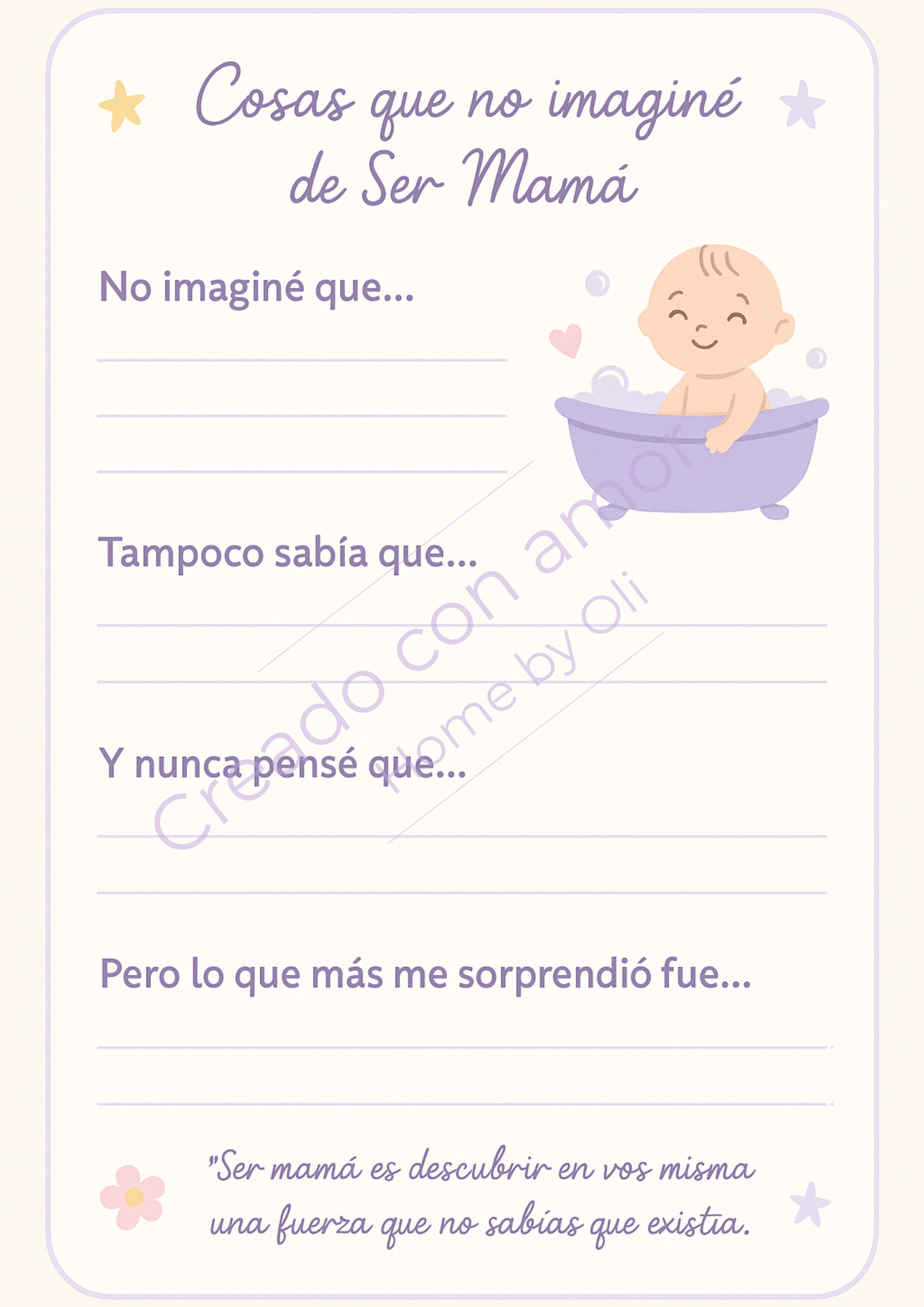 Diario de Gratitud (Gracias Mami) PDF imprimible 🌸