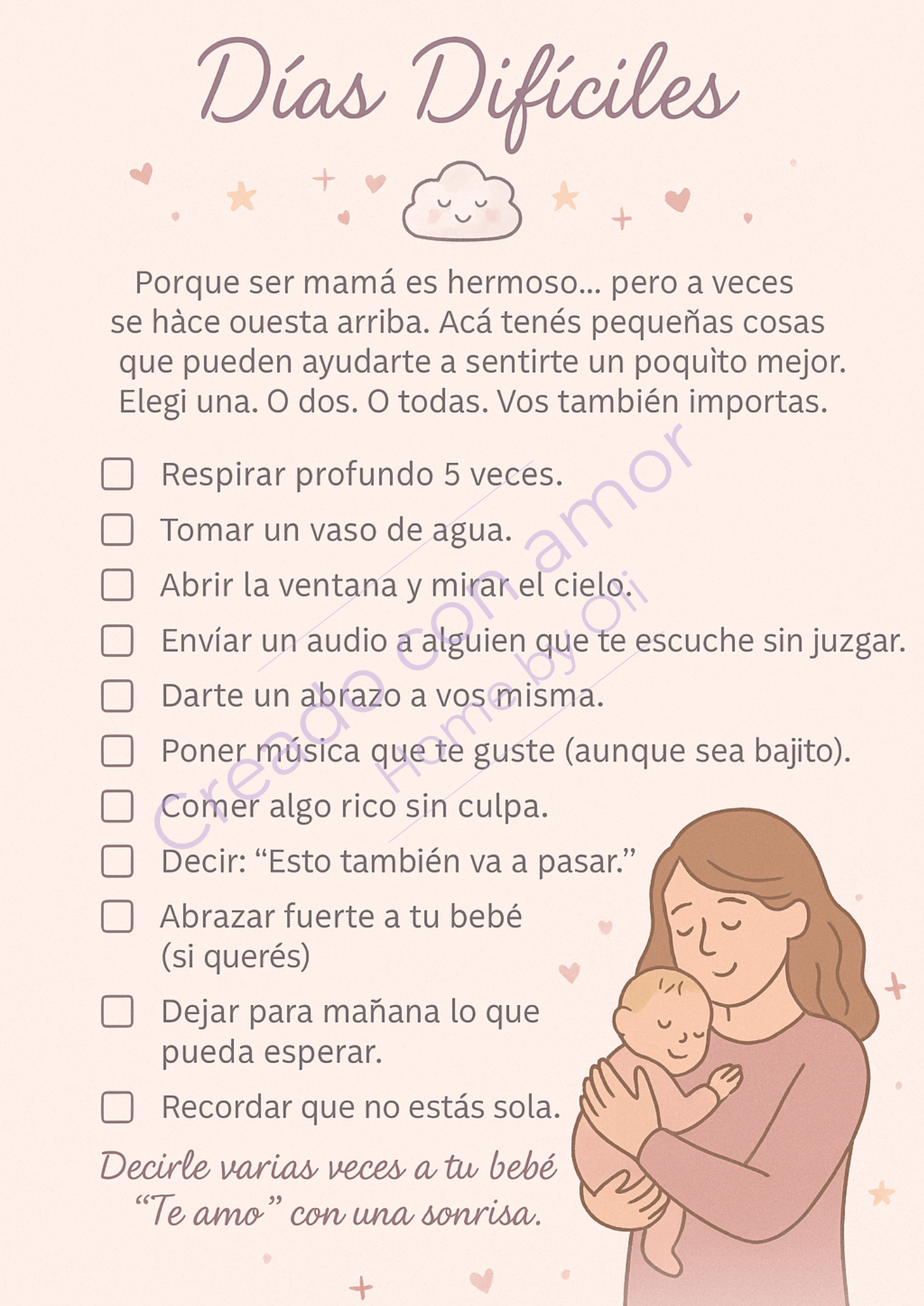 Diario de Gratitud (Gracias Mami) PDF imprimible 🌸